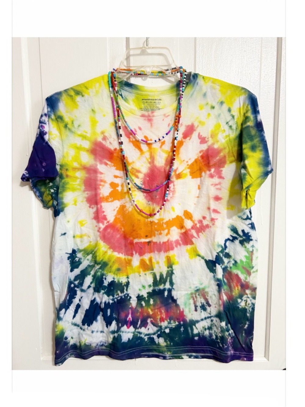 Tie-Dye Short Sleeve Tee - Multicolor Starburst • Hand-dyed with Love Rainbow 🌈